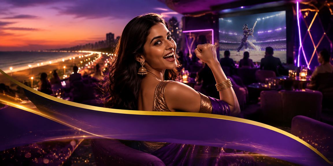 Chennai Marina Beach area with vibrant cricket and lottery betting
